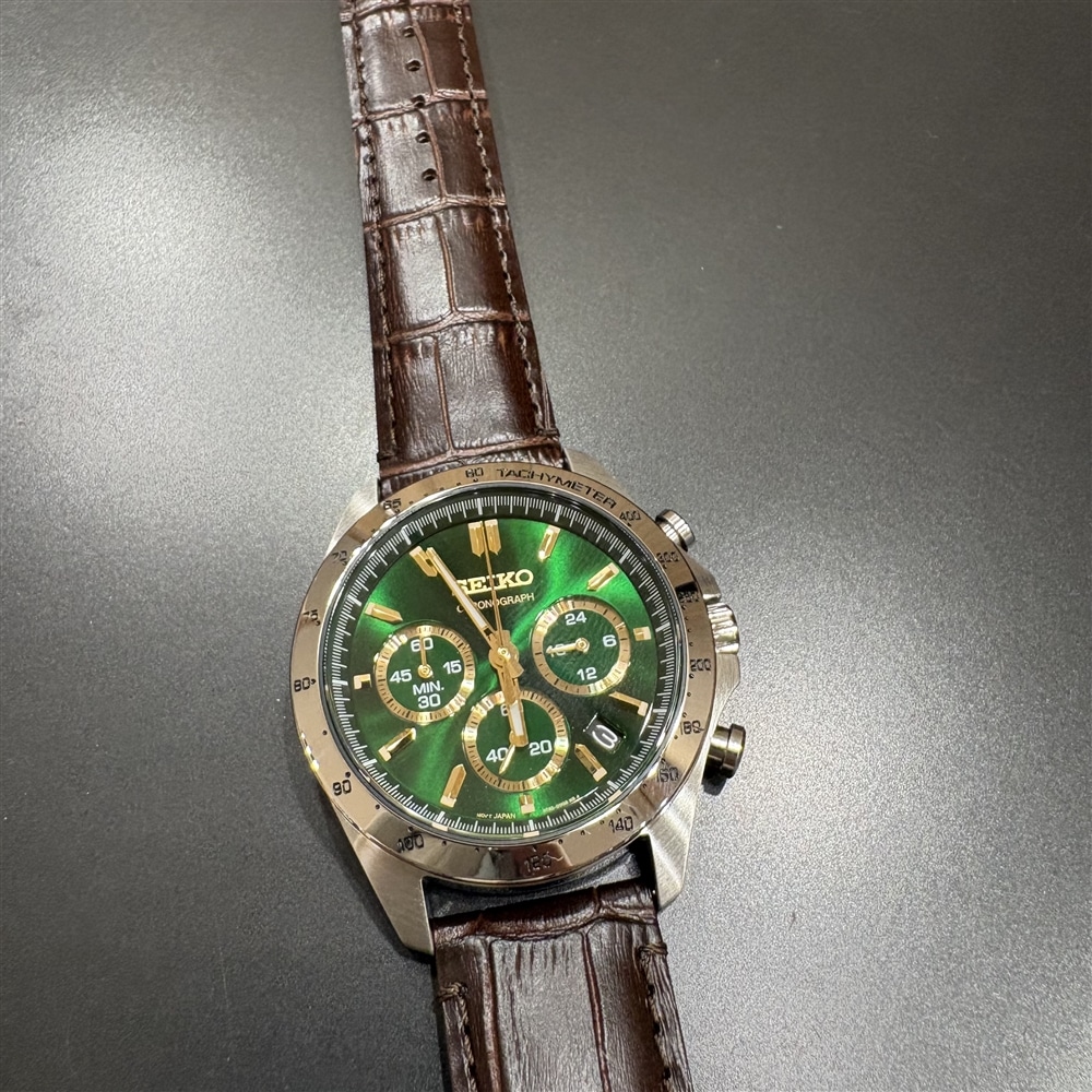 【SEIKO】スポーティークロノグラフ SBTR017 緑のご紹介〈junksルクア大阪・梅田〉