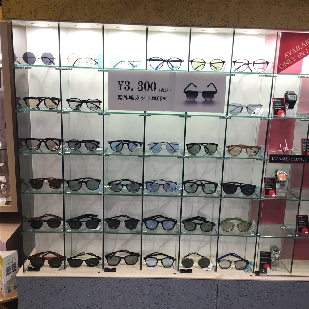 今年もサングラスの店頭展示が始まりました!〈junksルクア大阪店・梅田〉