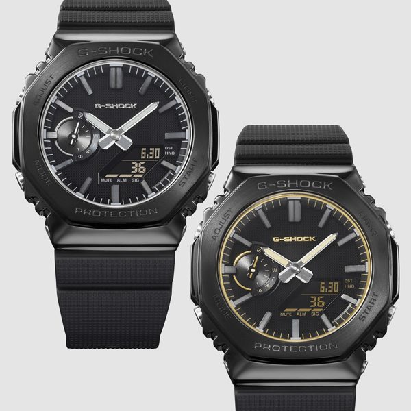 【G-SHOCK】オクタゴン LUXE BLACK  GM-2100LXB-1AJF  GM-2100LXB-1A9JFのご紹介〈junksルクア大阪・梅田〉