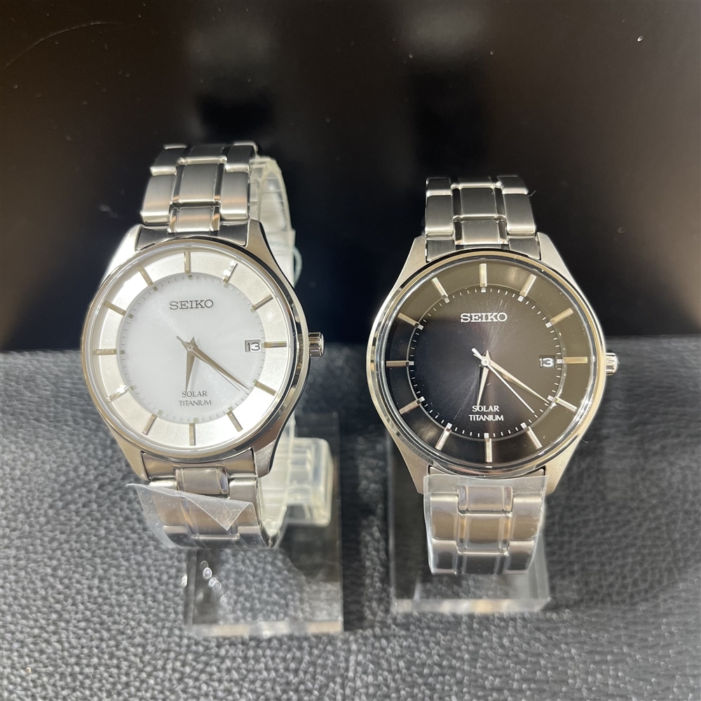 【SEIKO】金属アレルギーの方に◎ チタンケースモデルのご紹介〈junksルクア大阪〉