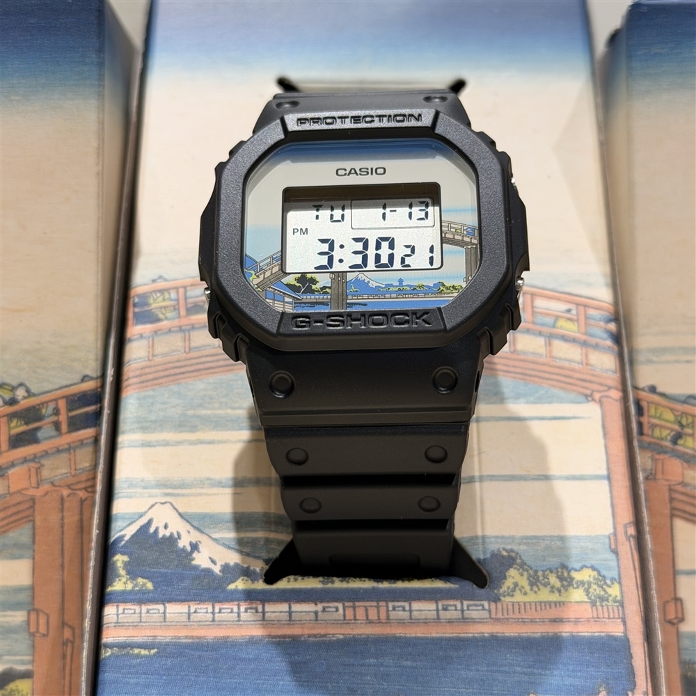【g-shock】葛飾北斎 浮世絵カラーが新登場!!