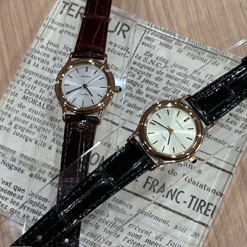 【小さめ/レディス】さりげなく品良く。ヴィンテージテイストに心惹かれる*SEIKO×TiCTAC