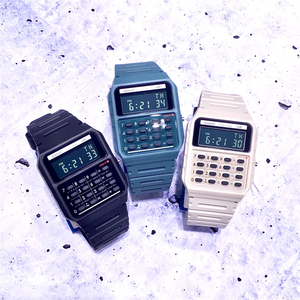 【カシオ クラシック】電卓オマージュのレトロ調ウォッチ!