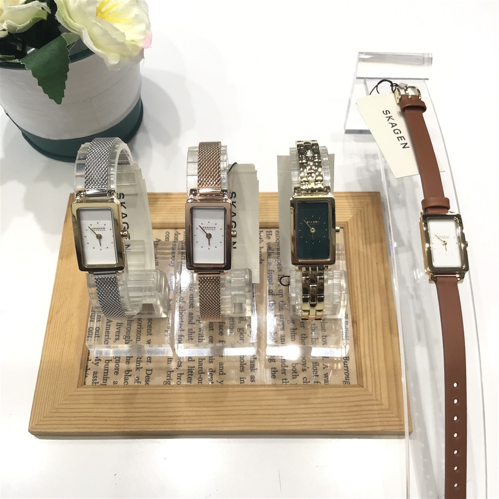 【SKAGEN】角形ケースが特徴のHAGENから小型モデル登場!