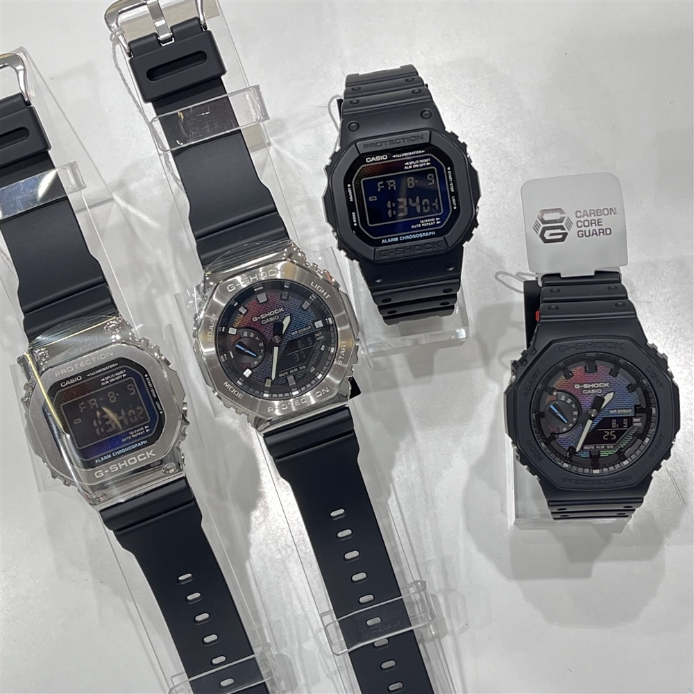 新色登場!【G-SHOCK】レンガパターンのレインボーカラー