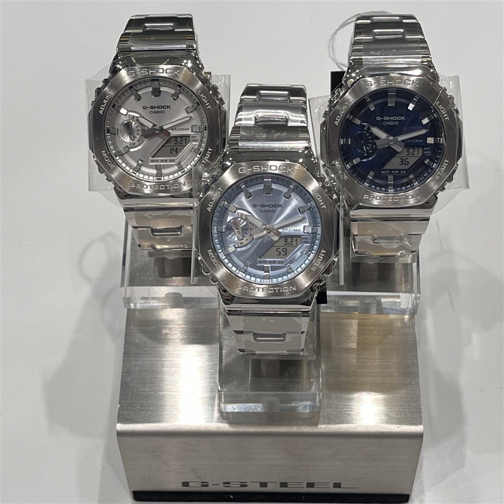 【G-SHOCK】新作 オクタゴン フルメタルシリーズ