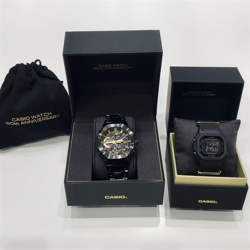 【エキスポ店】NEW 「G-SHOCK / BABY-G」 CASIO WATCH 50TH ANNIVERSARY 記念モデル入荷!