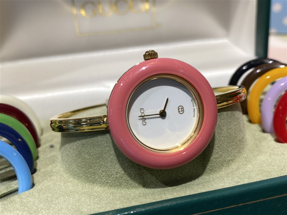 【VINTAGE】GUCCIの12リング付いている豪華なチェンジベゼルをご紹介いたします♪【グランフロント大阪(梅田)】