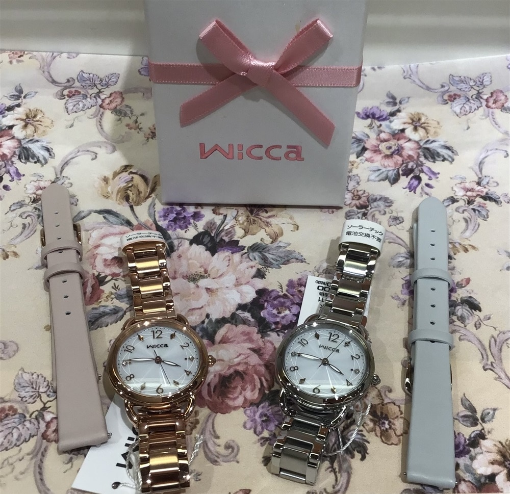 《wicca》便利なソーラーモデルから革ベルトがセットになった新作が登場!