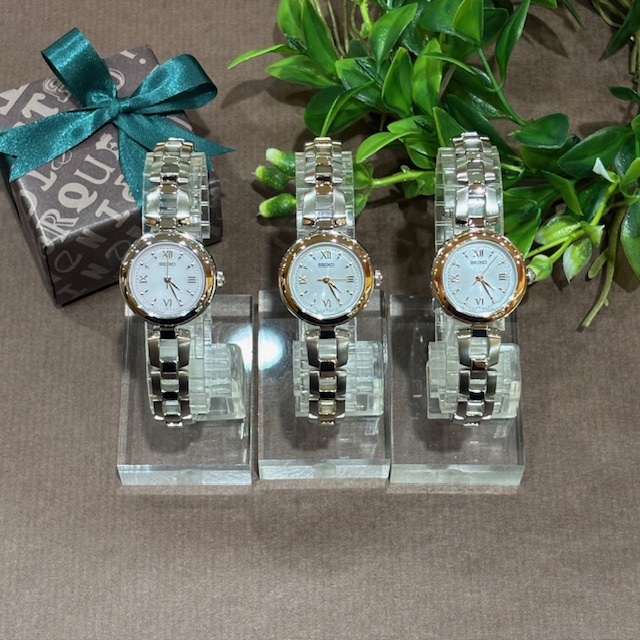 【小さめ/レディス】きらきら小ぶりなソーラーウォッチ*SEIKO SELECTION