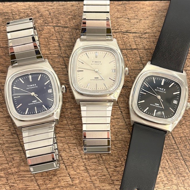 【TIMEX】人気のスクエアケース 機械式モデルが入荷しました!