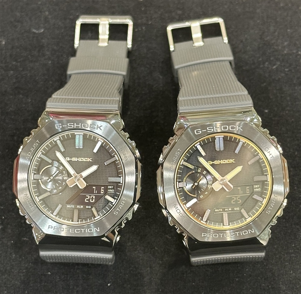 【G-SHOCK】クールでラグジュアリーなメタルブラックG-SHOCK