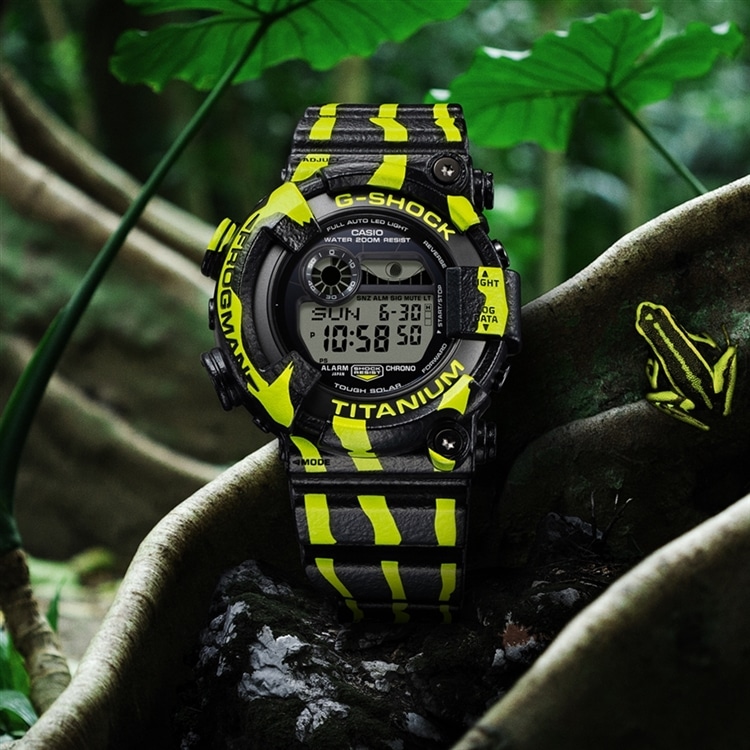 【G-SHOCK】限定「ミスジヤドクガエル」フロッグマン。抽選販売予約受付中!