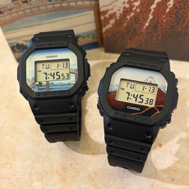 【G-SHOCK】葛飾北斎の人気作品モチーフモデルが登場!【福岡パルコ店】