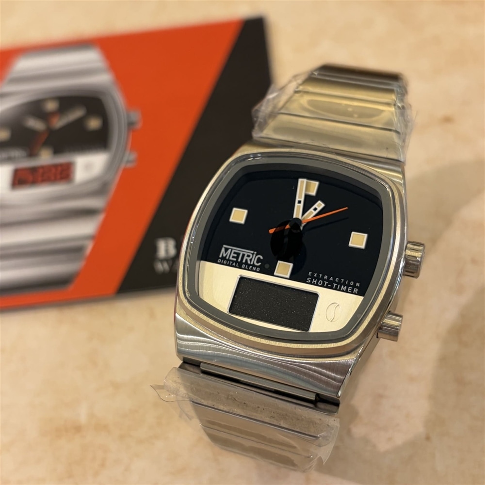 【Brew Watch co.】コーヒー好きは必見！エスプレッソタイマー搭載ハイブリッドウォッチ！【福岡パルコ店】