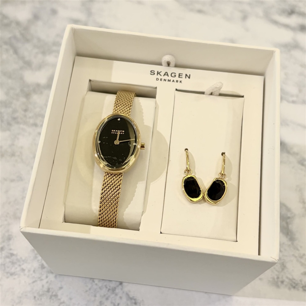 【SKAGEN】新作のANITA OVALからギフトセットが登場！【福岡パルコ店】