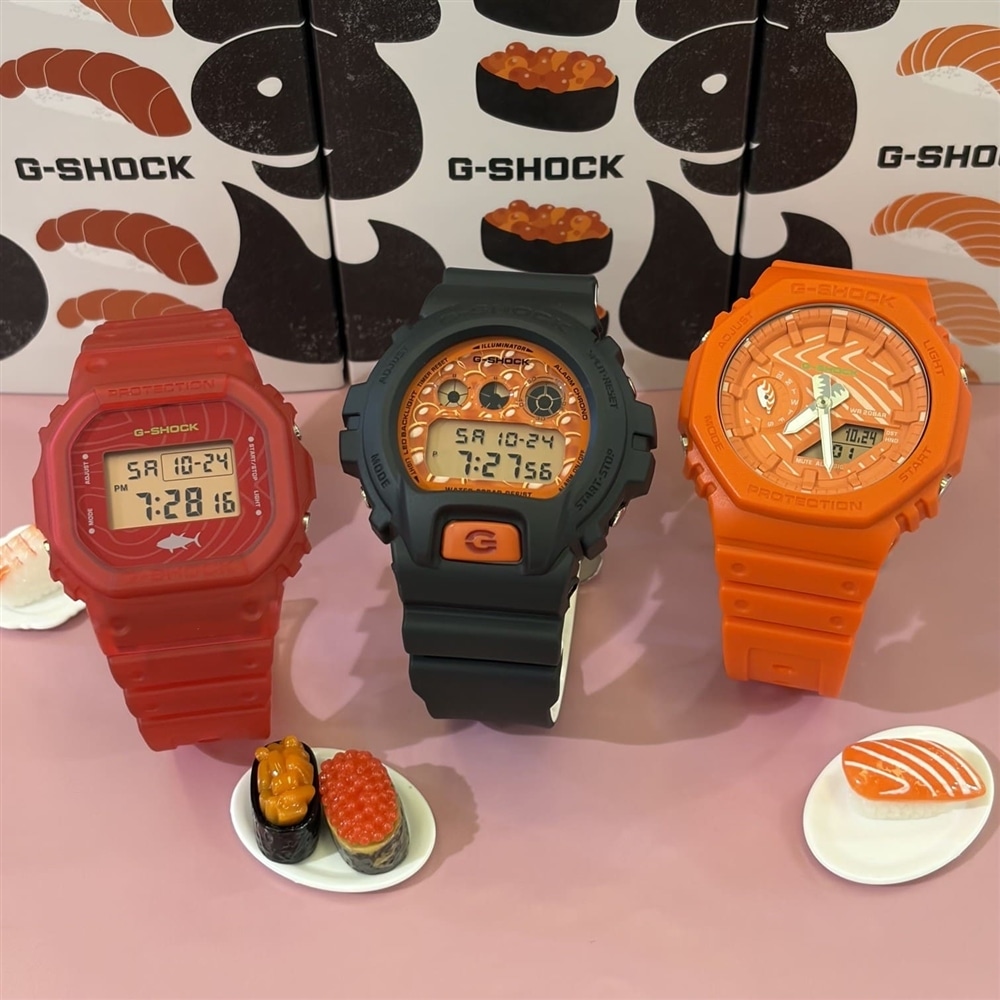 【G-SHOCK】日本食といえば!おいしい「お寿司」の腕時計はいかがですか?【福岡パルコ店】
