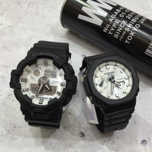 【G-SHOCK】ブラック&ブリリアントホワイトの新作登場!使いやすいモノクロカラー!