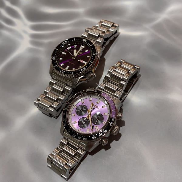 【SEIKO】江戸紫からインスパイアされた新色のご紹介です！（PROSPEX・５スポーツ）
