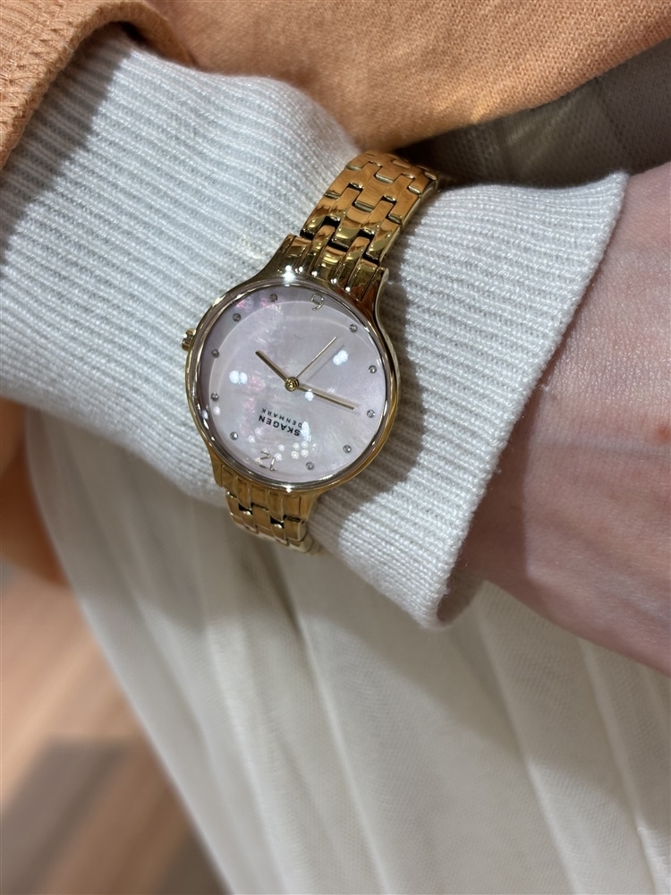 【SKAGEN】マザーオブパールの輝きが美しいNEWモデル!