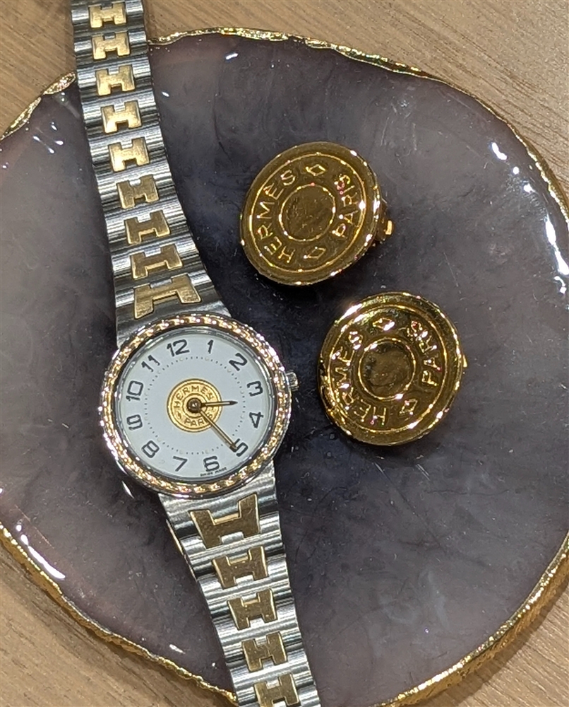 【VINTAGE】エルメスのセリエイヤリングのご紹介!