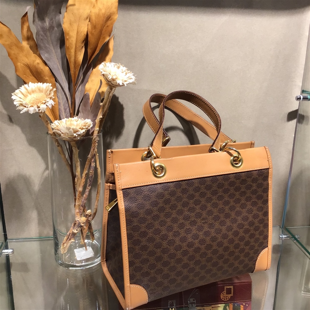 【ヴィンテージ CELINE(セリーヌ)】マカダムトートバッグのご紹介!