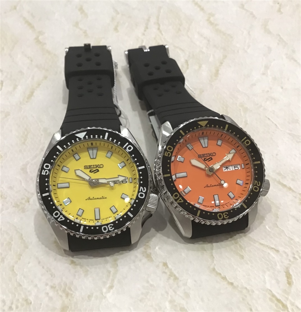 【SEIKO 5 SPORTS】スポーティーなデザインの機械式モデル!!