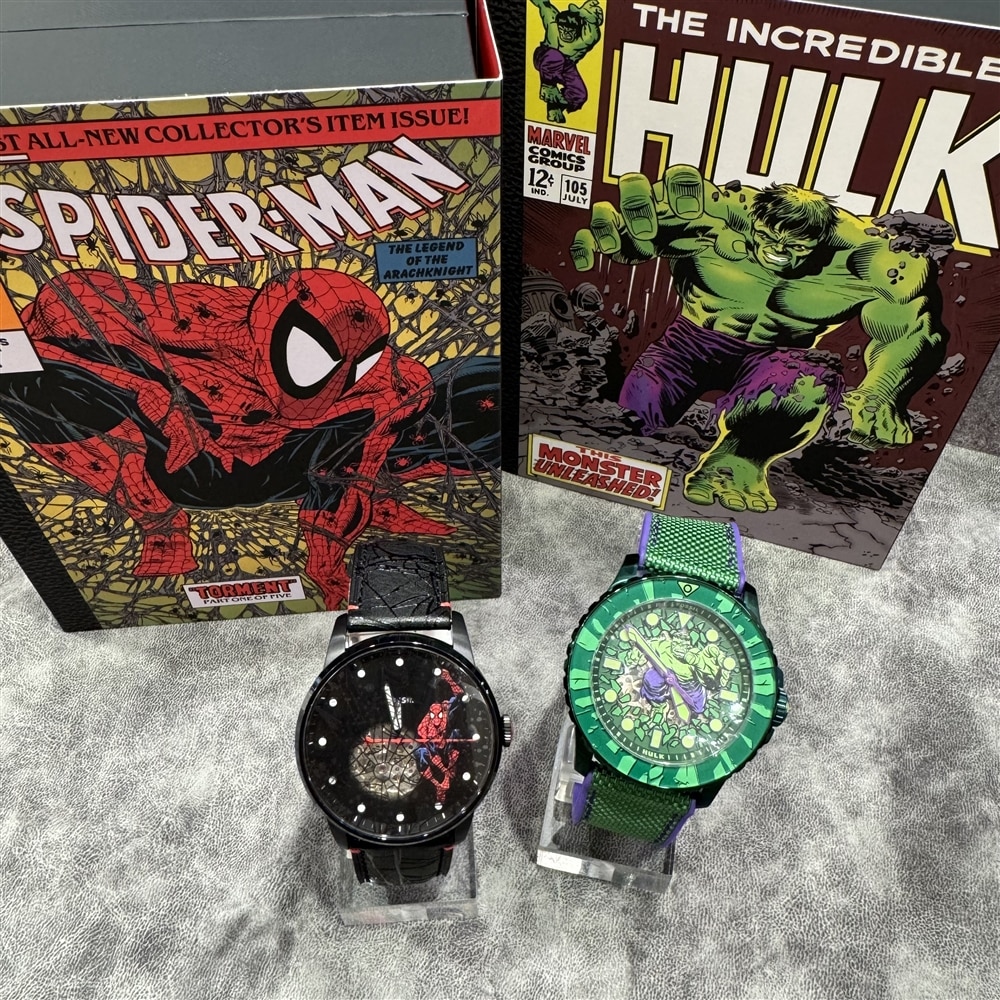 【在庫あります！】スパイダーマンとハルクウォッチ