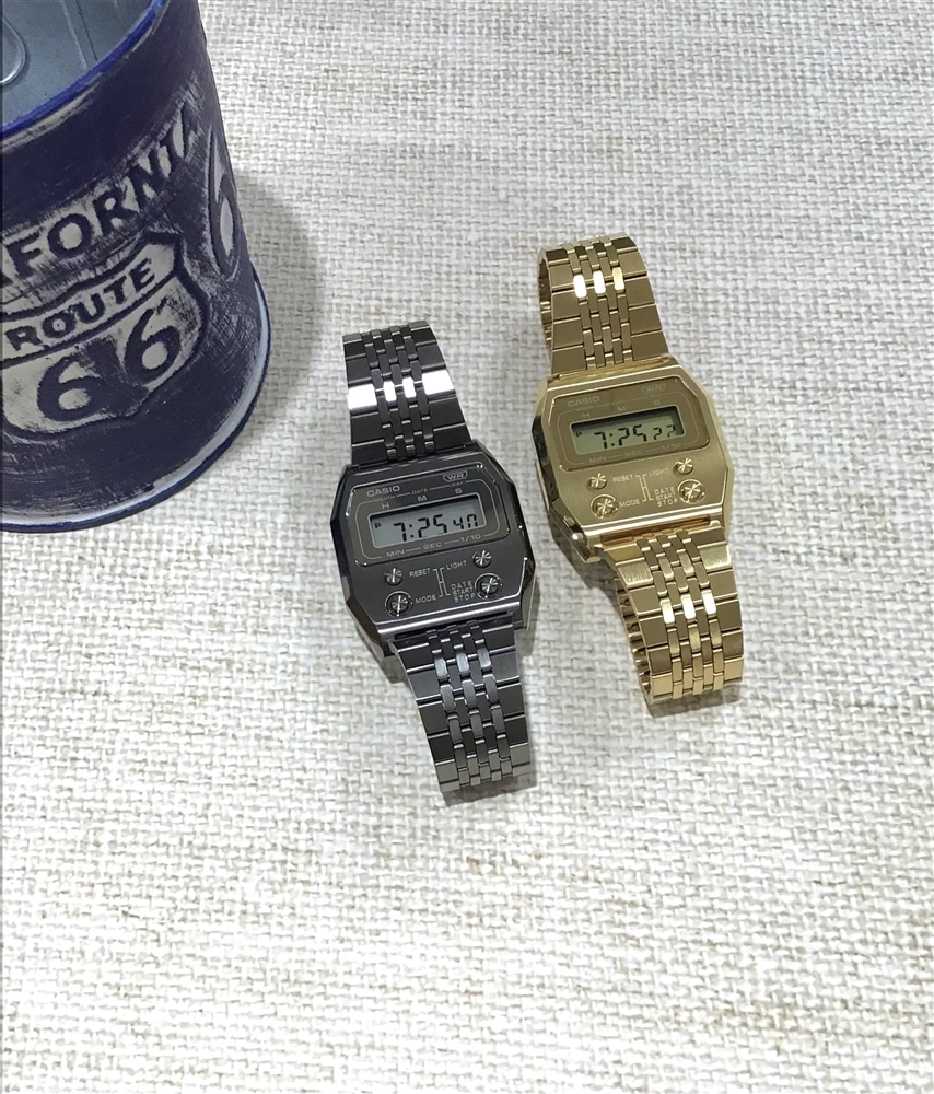 【CASIO】ワントーンカラーの復刻モデル登場!