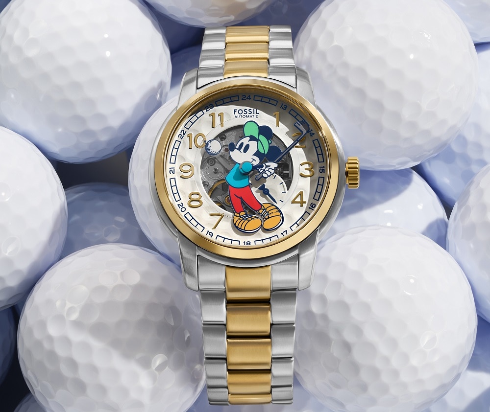 【Disney Mickey Mouse x Fossil】 限定モデル ゴルフウォッチ
