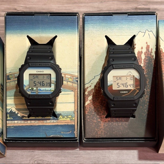 【G-SHOCK】葛飾北斎「富嶽三十六景」モチーフ第2弾