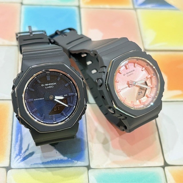 【G-SHOCK】天然石モチーフ!美しいカラーダイアルの新作!