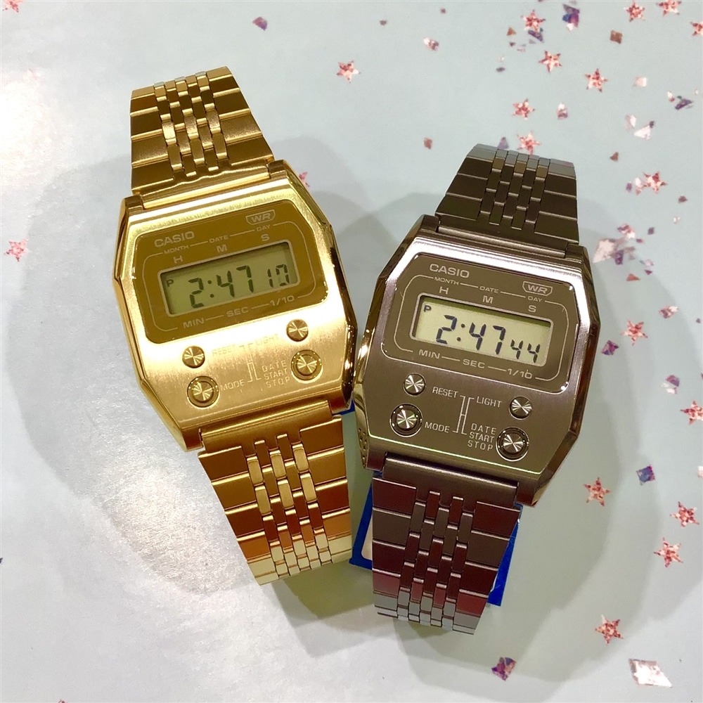 【CASIO】レトロデザインにnew color★