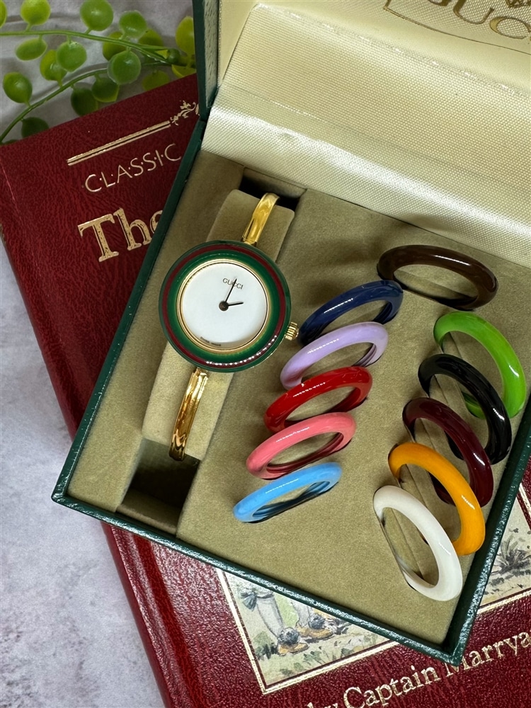 【GUCCI】大人気!Vintage チェンジベゼル再入荷しました!