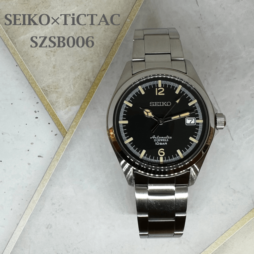 【SEIKO×TiCTAC】再入荷!35周年記念コラボレーション SZSB006 のご紹介!