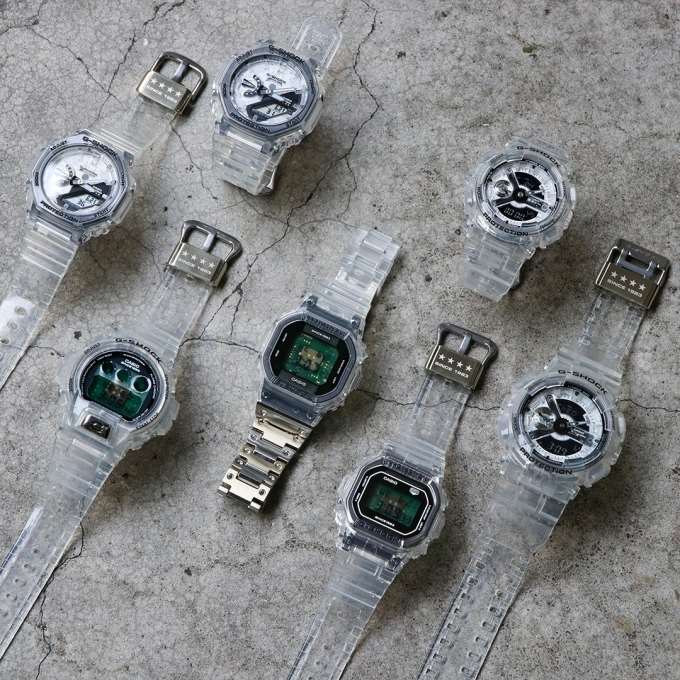【G-SHOCK】クリアパーツの40周年記念モデル!