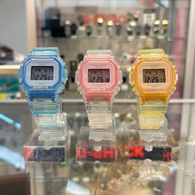《BABY-G》夏にかわいい新作スケルトン!