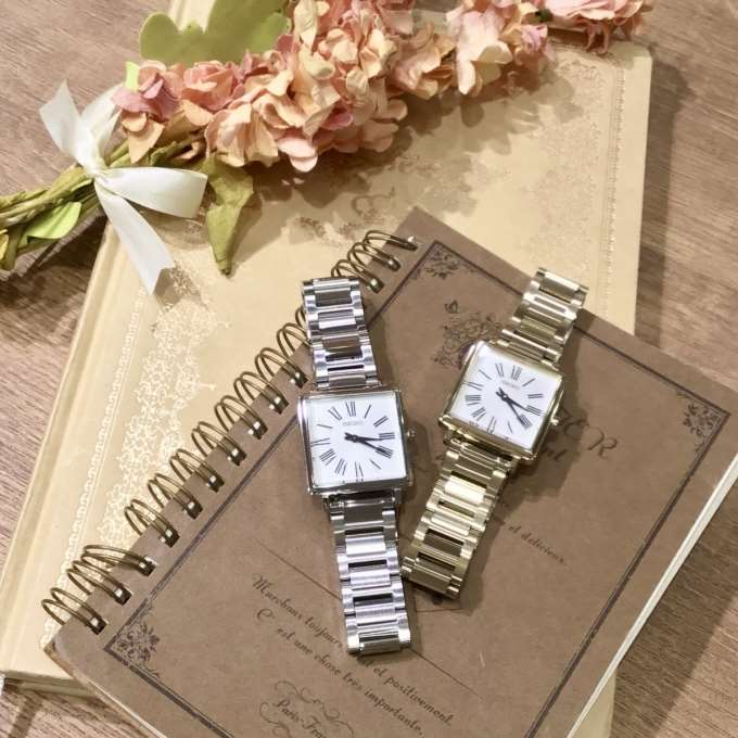 【SEIKO】お仕事シーンにぴったりなスクエアタイプ!