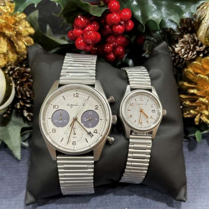 【数量限定】agnes b.のペアウォッチ!