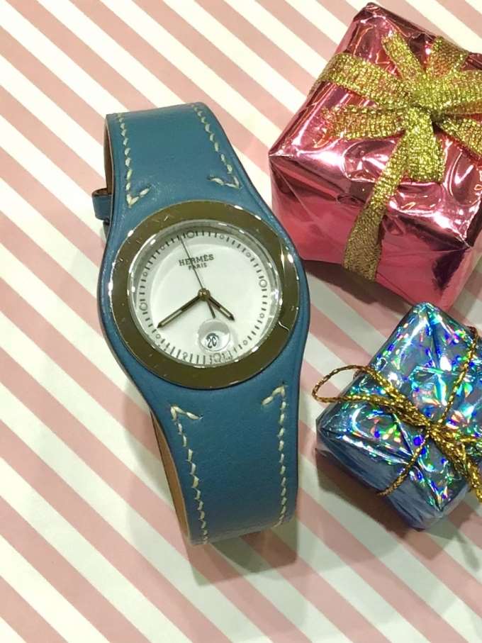 *HERMES vintage* ブルーはレアカラー♪