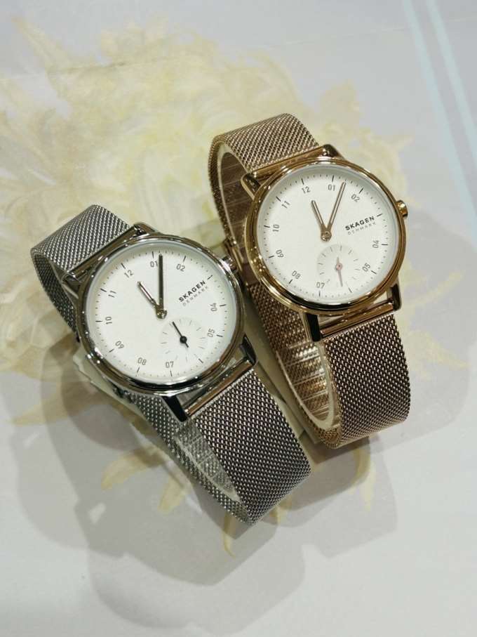【SKAGEN】丸みがかわいいシンプルウォッチ!