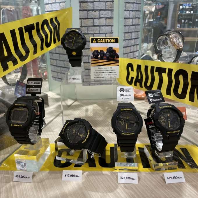 【G-SHOCK】Caution Yellow シリーズ!
